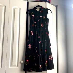 Kate Spade Floral/black Dress